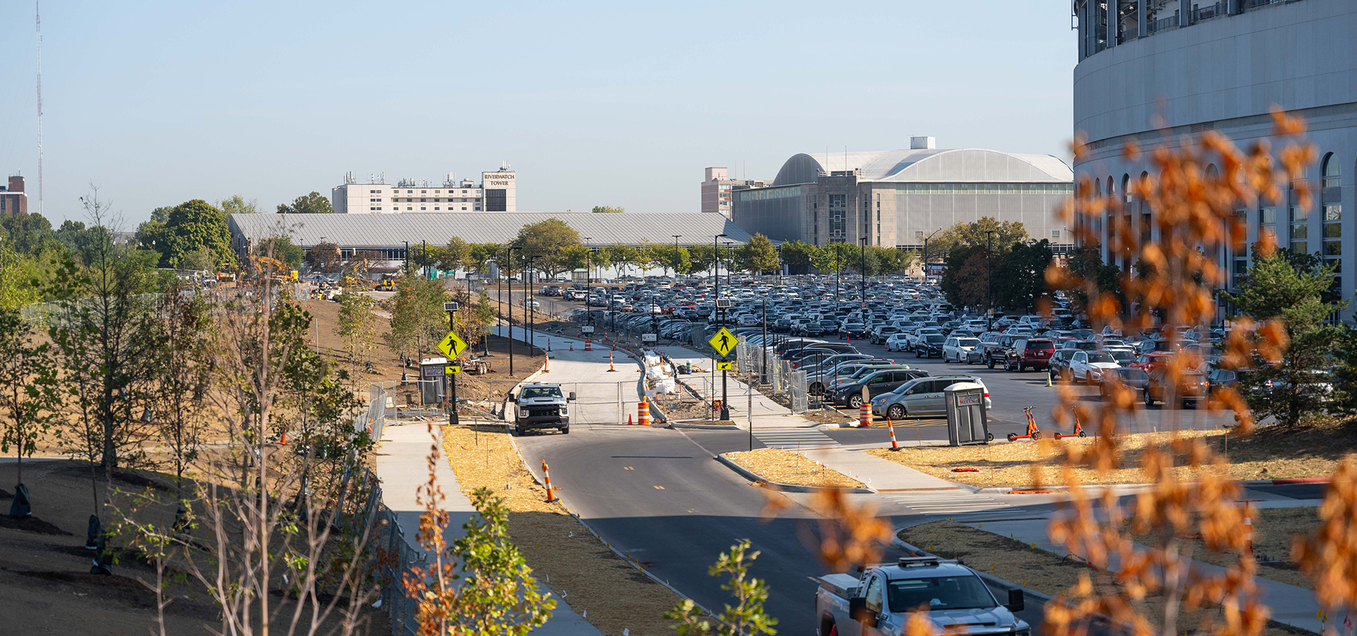 Cannon Drive construction in September 2024