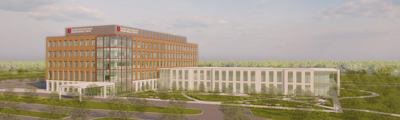 Wexner Medical Center Outpatient Care Powell Building Rendering