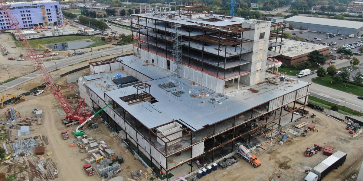 Photo of Outpatient Care West Campus from the south